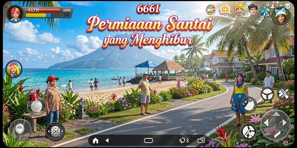 Tampilan gameplay 666I yang mengasyikkan dan penuh warna.