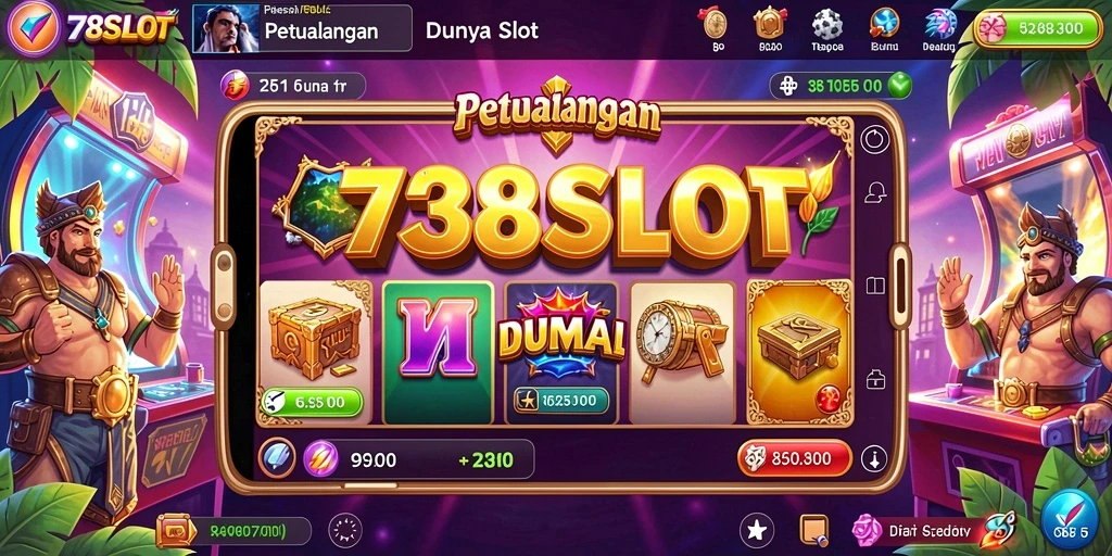 Tangkapan layar dari gameplay <strong>738SLOT</strong> yang menampilkan petualangan seru.