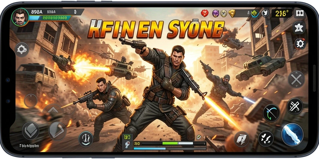 Screenshot gameplay <strong>898A</strong> menampilkan aksi pertempuran yang intens dan menarik.