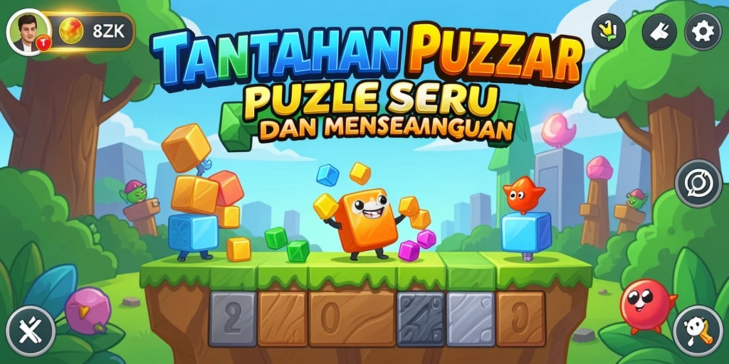 Screenshot yang menampilkan gameplay seru di 8ZK.