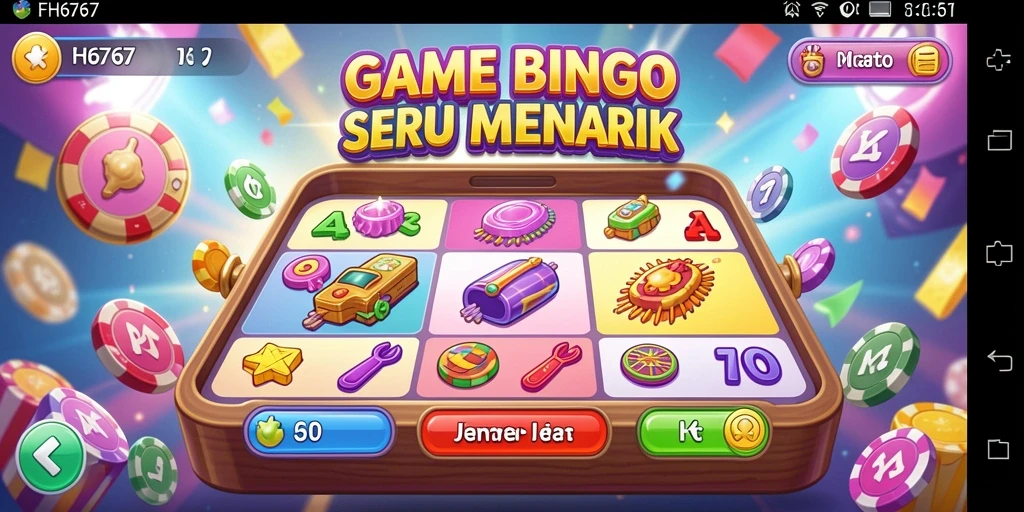 Gameplay FH6767 dengan kartu Bingo yang menarik dan dinamis.