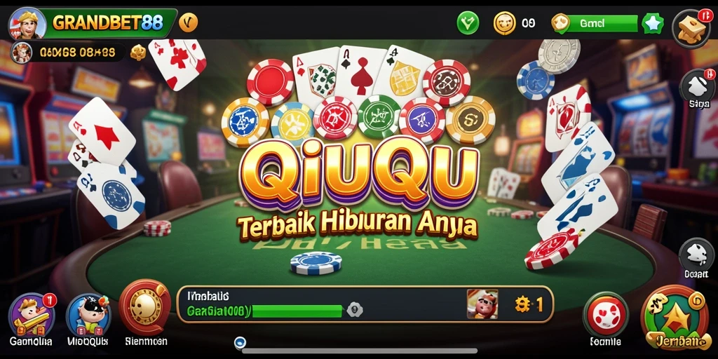Screenshot gameplay QiuQiu di GRANDBET88 yang seru.