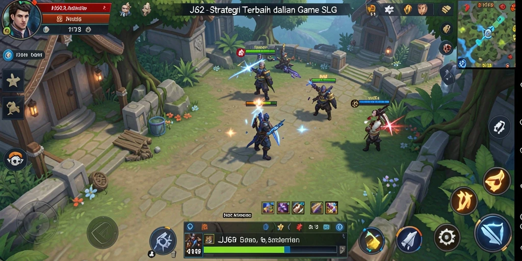 Screenshot gameplay JJ62 menampilkan aksi strategis yang mendebarkan.