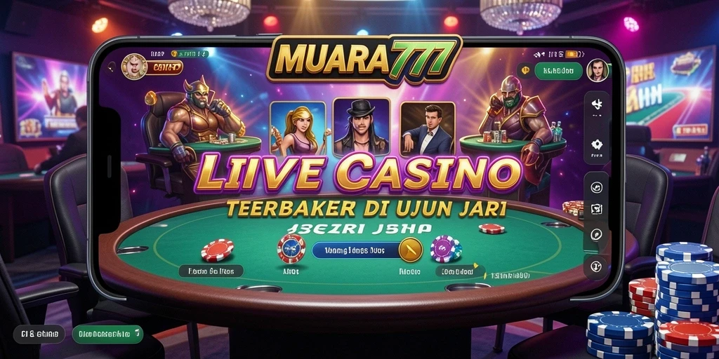 Gameplay Live Casino MUARA777 dengan dealer langsung yang profesional.