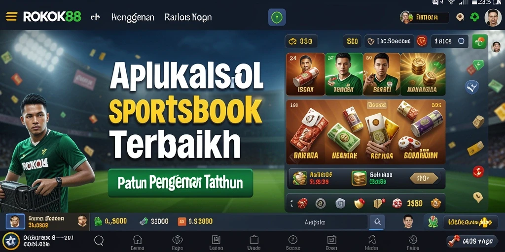 Tampilan gameplay Sportsbook ROKOK88 yang dinamis dan menarik.