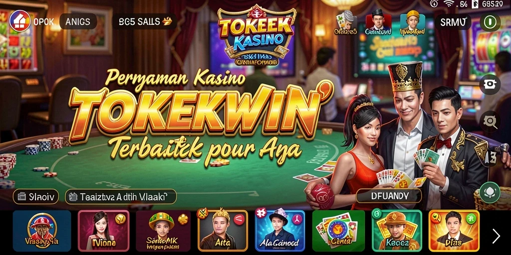 Tampilkan gameplay menarik dari TOKEKWIN yang seru dan penuh hadiah.