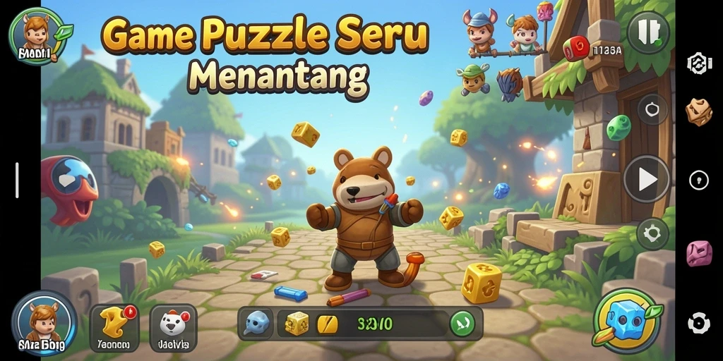 Tampilan gameplay menarik dari V21, menantang dan menghibur.