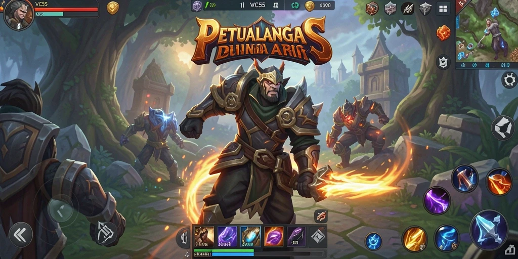 Gameplay seru VC55 dengan grafik yang menawan.
